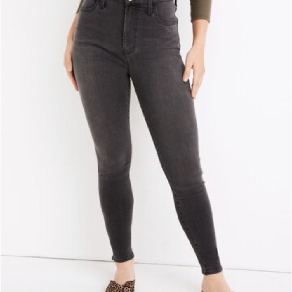 🖤 Madewell High-Rise Skinny Jeans | Size 25 | Washed Black Classic